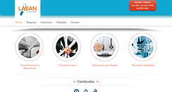Desktop Screenshot of labanlaboratorio.com.br